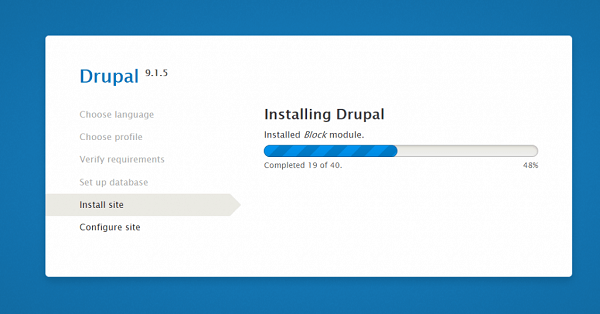 Drupal Install Updated